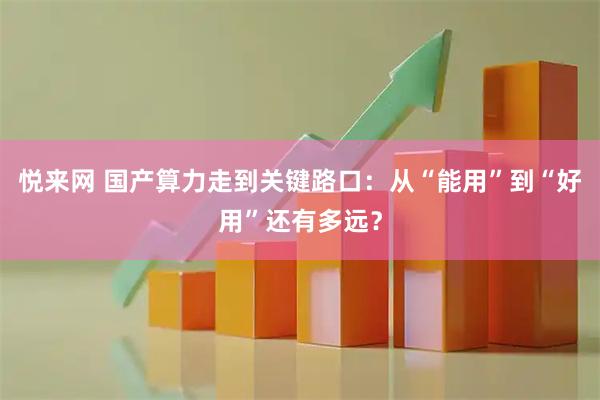 悦来网 国产算力走到关键路口：从“能用”到“好用”还有多远？